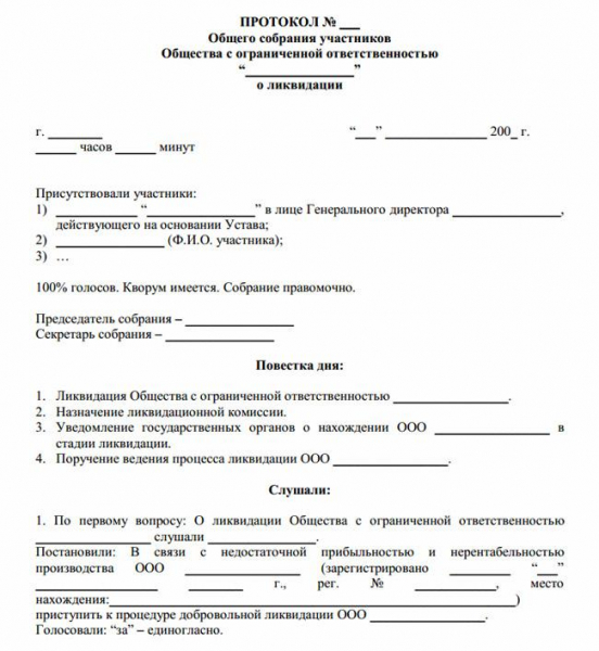Как закрыть ООО с долгами и без них: 8 этапов