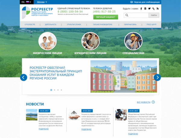 Личный кабинет Росреестр Личный кабинет Росреестр