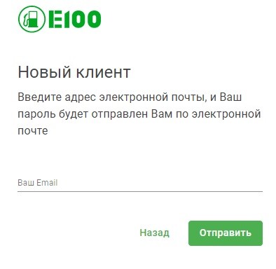 Оформление личного кабинета в сервисе Е100 Оформление личного кабинета в сервисе Е100