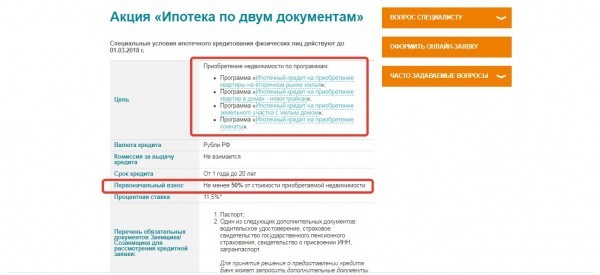 Список актуальных ипотечных программ в Зенит банке и их особенности