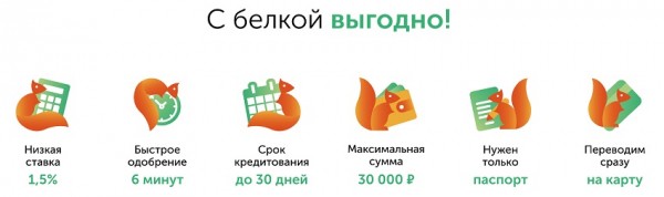 Оформление займа в МФО Белка кредит: условия для заемщиков, преимущества компании
