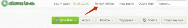 Дата-Лайн: обзор личного кабинета Дата-Лайн: обзор личного кабинета