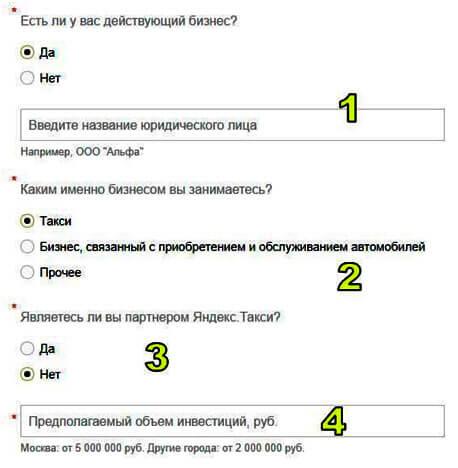 Яндекс Такси – франшиза для начинающих Яндекс Такси – франшиза для начинающих