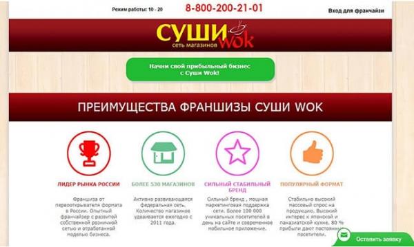 &ldquo;Суши Вок&rdquo; франшиза &ndash; 5 шагов к открытию магазина