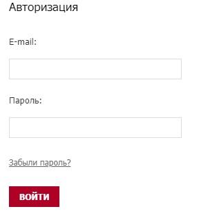Вход в личный кабинет интернет-магазина КОМУС