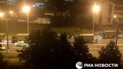 Внутренние войска вытеснили протестующих с проспекта Машерова в Минске
