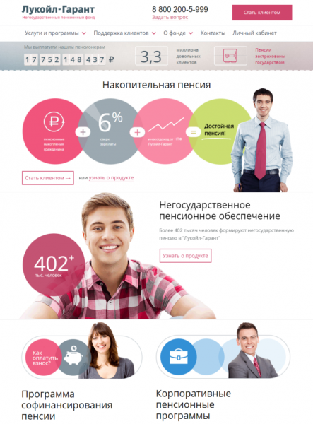 Личный кабинет НПФ Лукойл Гарант