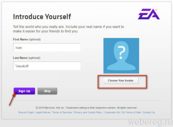 Как создать учётную запись EA Как создать учётную запись EA