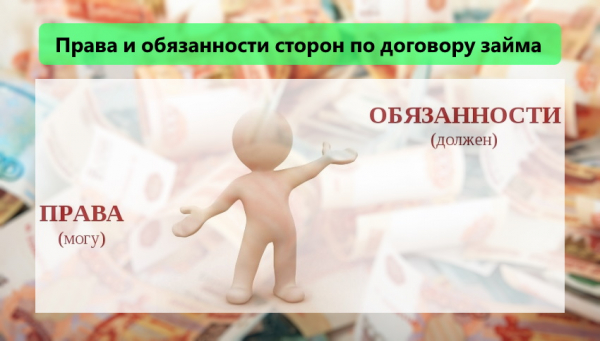 Какие права и обязанности имеет заемщик и кредитор: правила составления договора займа