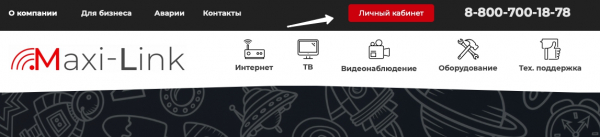 Личный кабинет Макси линк: авторизация на сайте, функции аккаунта