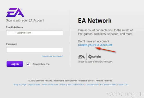 Как создать учётную запись EA Как создать учётную запись EA