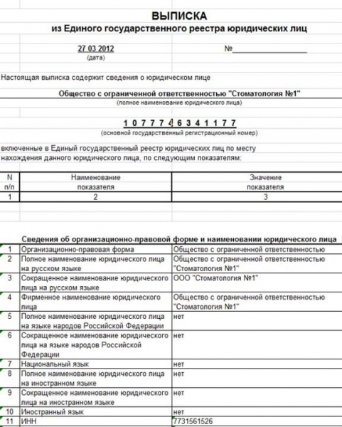 Как получить выписку из ЕГРЮЛ в налоговой? Как получить выписку из ЕГРЮЛ в налоговой?