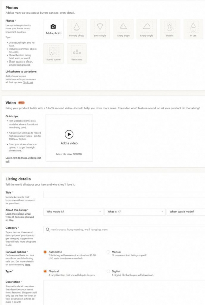14 шагов как открыть магазин на Etsy с нуля