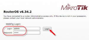Как настроить пароль в роутерах MiktoTik
