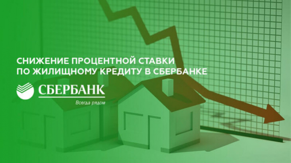 Снижение процентной ставки по действующей ипотеке Сбербанка Снижение процентной ставки по действующей ипотеке Сбербанка
