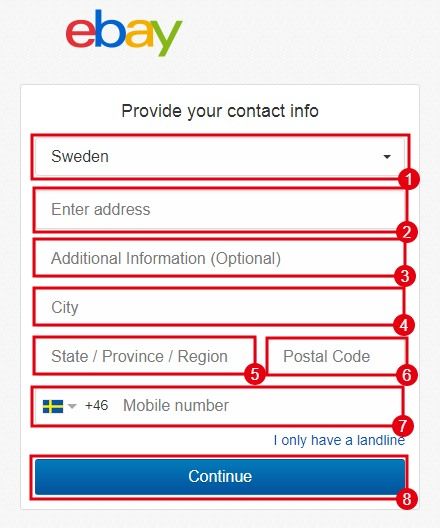 Как зарегистрироваться на eBay Как зарегистрироваться на eBay